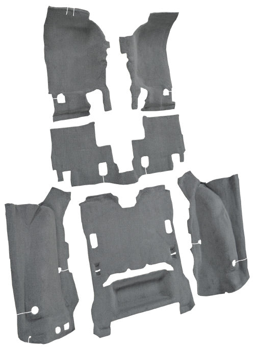 2007-2010 Jeep Wrangler 2DR Pass Area 9196 Opal Cutpile