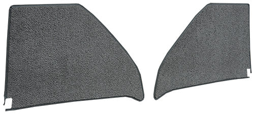 1964-1965 GMC 1000 Series Kick Panel Inserts With Cardboard 09 Medium Blue Loop