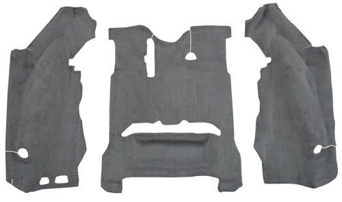 2007-2010 Jeep Wrangler 4DR Unlimited Cargo Area 801 Black Cutpile