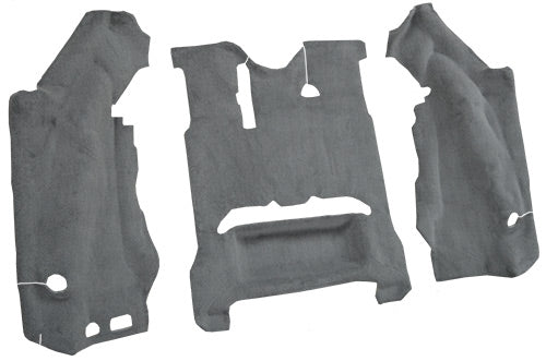2007-2010 Jeep Wrangler 4DR Unlimited Cargo Area 901 Silver Fern Cutpile