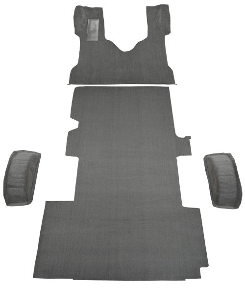 1999-2014 Ford E-350 Super Duty Ext Van Fits Gas Or Diesel Complete 801 Black Cutpile Mass