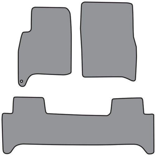 1991-1997 Toyota Land Cruiser 2pc Frts & 1pc Rr Floor Mat Cutpile (FM393F, FM393R)