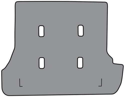 1991-1997 Toyota Land Cruiser Cargo Mat 1pc Cutpile (FM394)