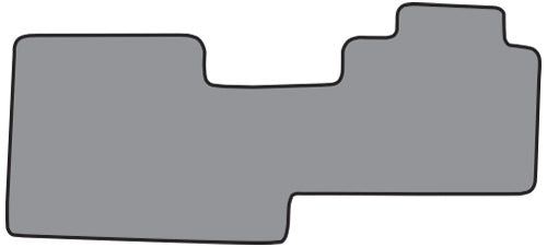 1988-1998 Chevrolet K3500 Ext Cab Floor Mat 2nd Row 1pc Cutpile (FM107R)