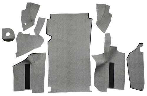 1964-1966 Ford Thunderbird Trunk Mat Convertible Without Boards 34F Ford Spatter Fleece