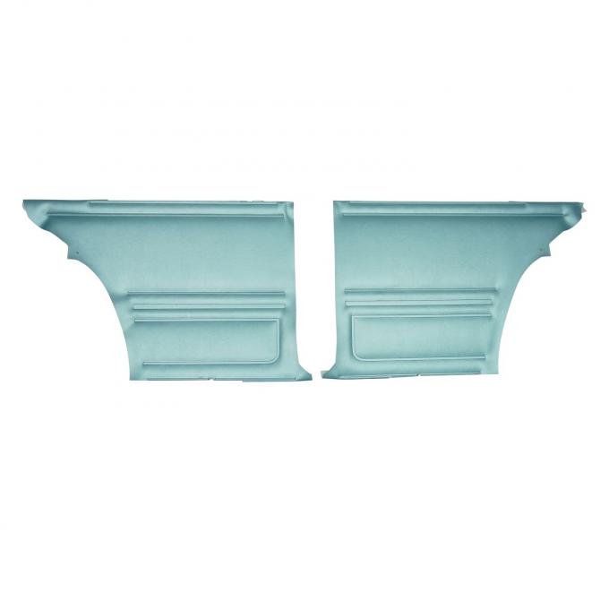 *1967 Chevrolet Camaro; Standard Hardtop Rear Door Panels - Light Blue