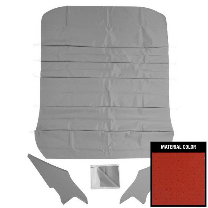 *1970-1972 Chevrolet Chevelle; Perforated Headliner - Bright Red