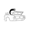 *1964-66 Ford Mustang Fastback; Trunk Seal
