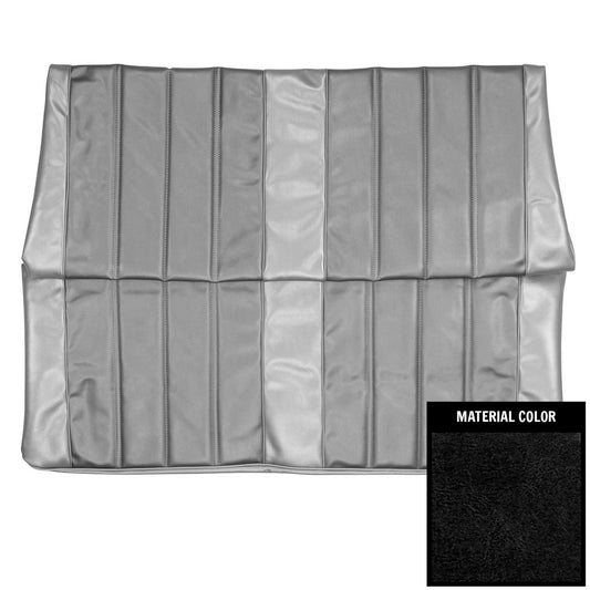 *1966 Chevelle, Beaumont, Convertible; Rear Bench Seat Cover - Black