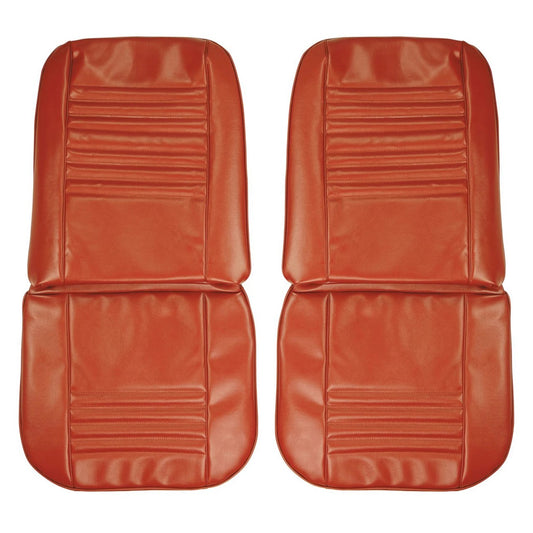 1967 Chevelle; Front Bucket Seat Covers; Red