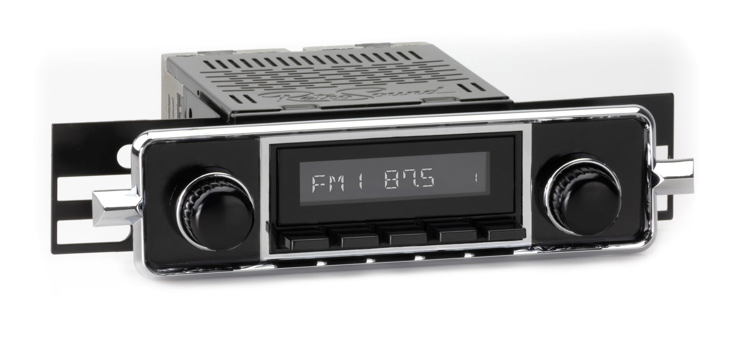 1958-1967 Volkswagen Beetle RetroRadio with "Sapphire"-style Plate