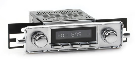 1958-1967 Volkswagen Beetle RetroRadio with "Sapphire"-style Plate