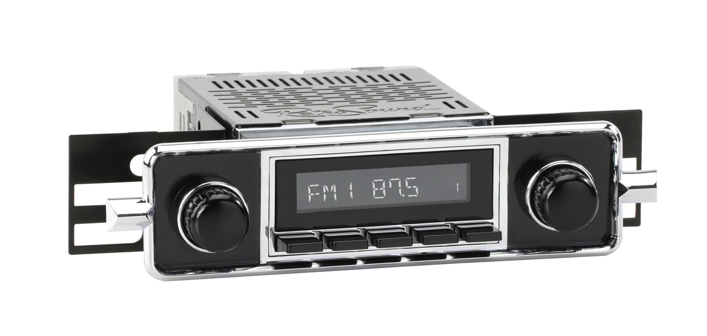 1958-1967 Volkswagen Beetle RetroRadio with "Sapphire"-style Plate
