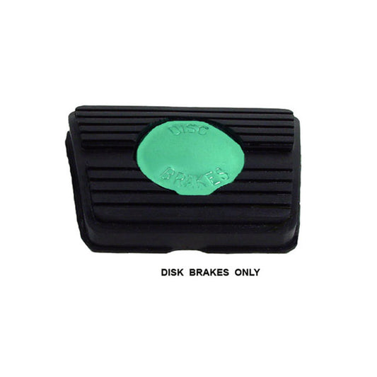 *1967-69 Chevrolet Camaro, Pontiac Firebird; Clutch or Brake Pedal Pad w/ Stainless Steel Center
