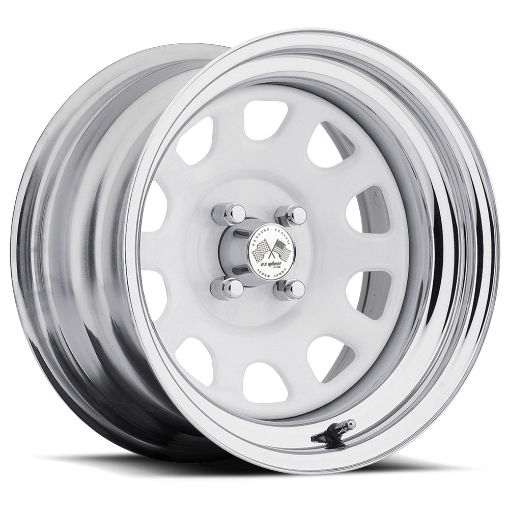 U.S. Wheel Daytona (Series 022) - White & Chrome