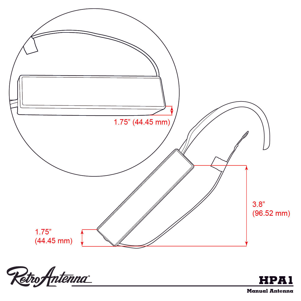 RetroSound Hide-Away Antennas
