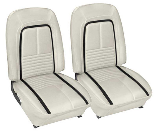 *1967 Chevrolet Camaro, Convertible; Deluxe Front Buckets & Rear Seat Upholstery - Parchment