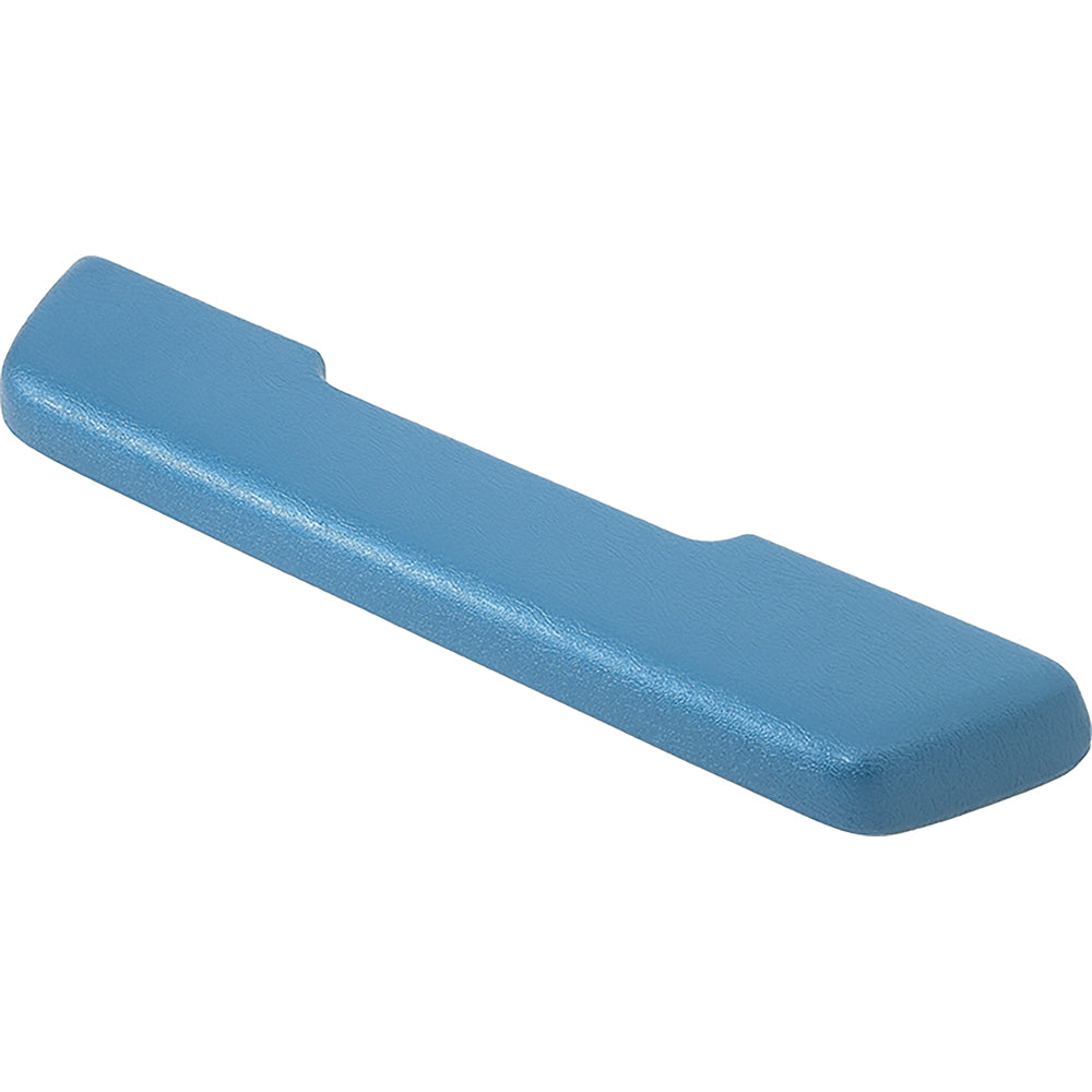 *1968-72 Buick, Chevrolet, Oldsmobile, Pontiac; Front Arm Rest Pad, Urethane Reproduction, 12" - Medium Blue, Passenger