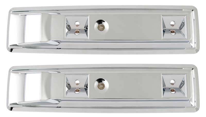 *1966-70 Coronet, GTX, Road Runner, Belvedere; Chrome Front Arm Rest Bases