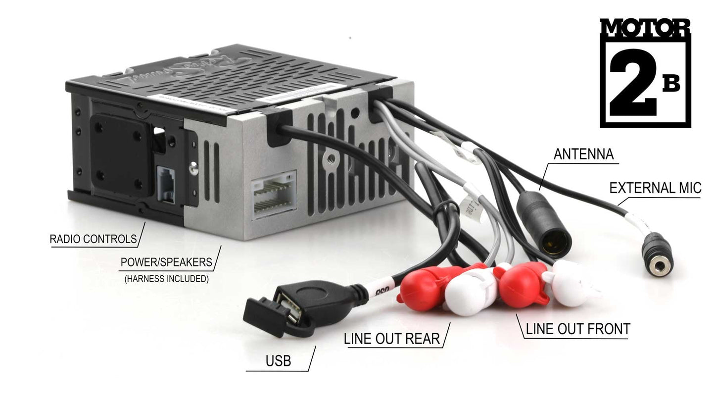 1955-1965 Mercedes-Benz 190 RetroRadio with Black Pebbled/Chrome Faceplate