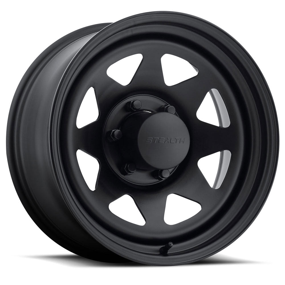 U.S. Wheel 8-Spoke Stealth (Series 704) - Black