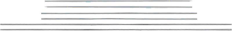 *1966 Chevy II Nova, 2-Dr Hardtop & Convertible; Body Side Molding Kit (6pcs)