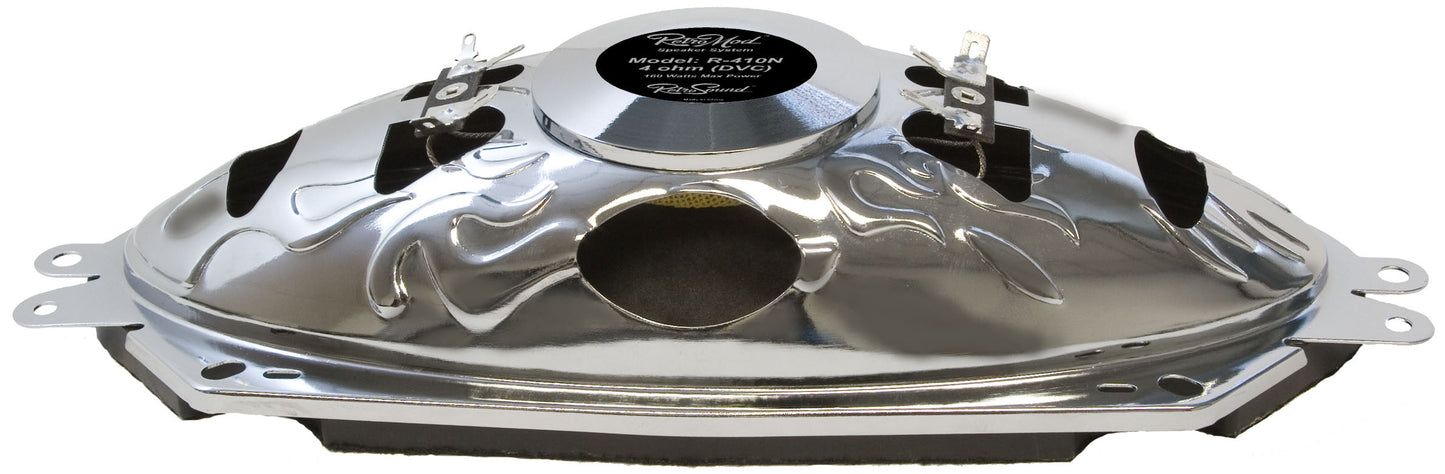 RetroSound 4" x 10" Premium Stereo Dash Speaker for 1968-1969 Chevrolet Chevelle with No Factory Air