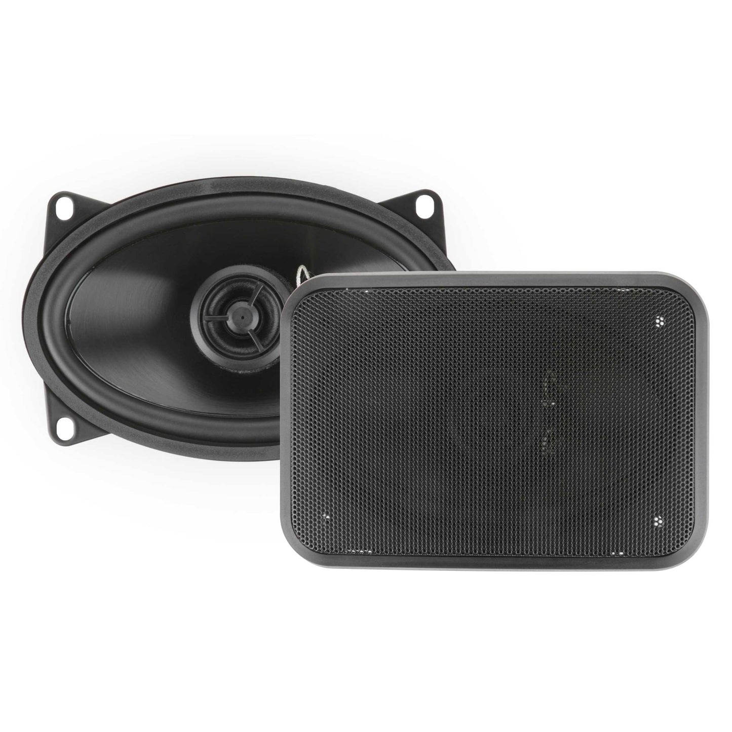RetroSound Premium 4"x6" Ultra-thin 2-way Speaker Pair