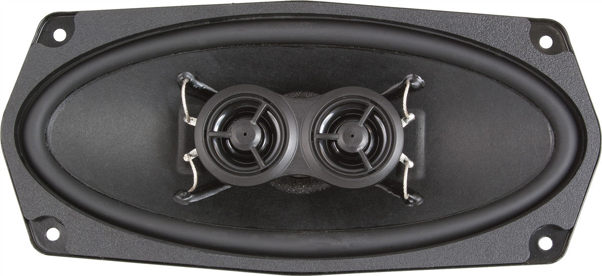 RetroSound Premium 4"x8" DVC Ultra-thin 2-way Dash Speaker