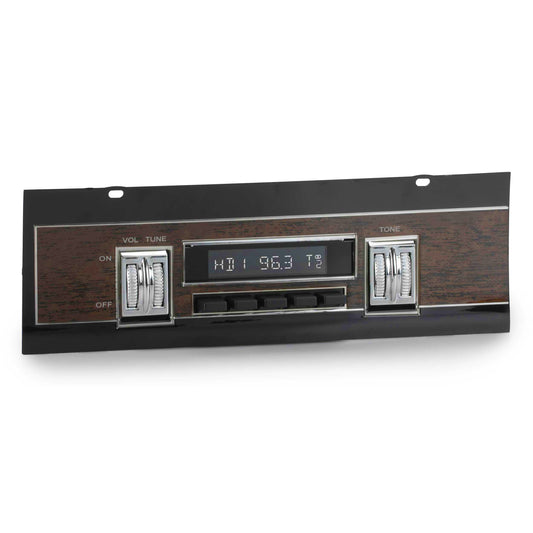 1968-1969 Dodge Coronet Redondo RT Thumb-Roller Radio with OEM Style Face