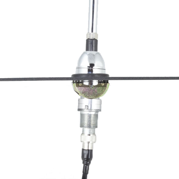 1970-1981 Firebird Antenna W/10' Cable & Fixed Chrome Plated Brass Mast Front Mount