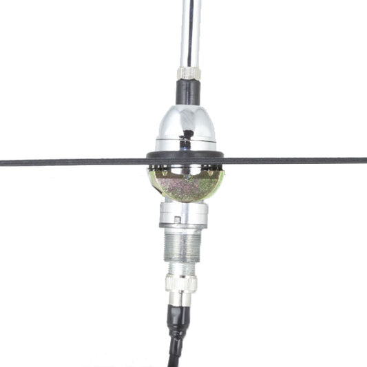 1970-1981 Firebird Antenna W/10' Cable & Fixed Chrome Plated Brass Mast Front Mount