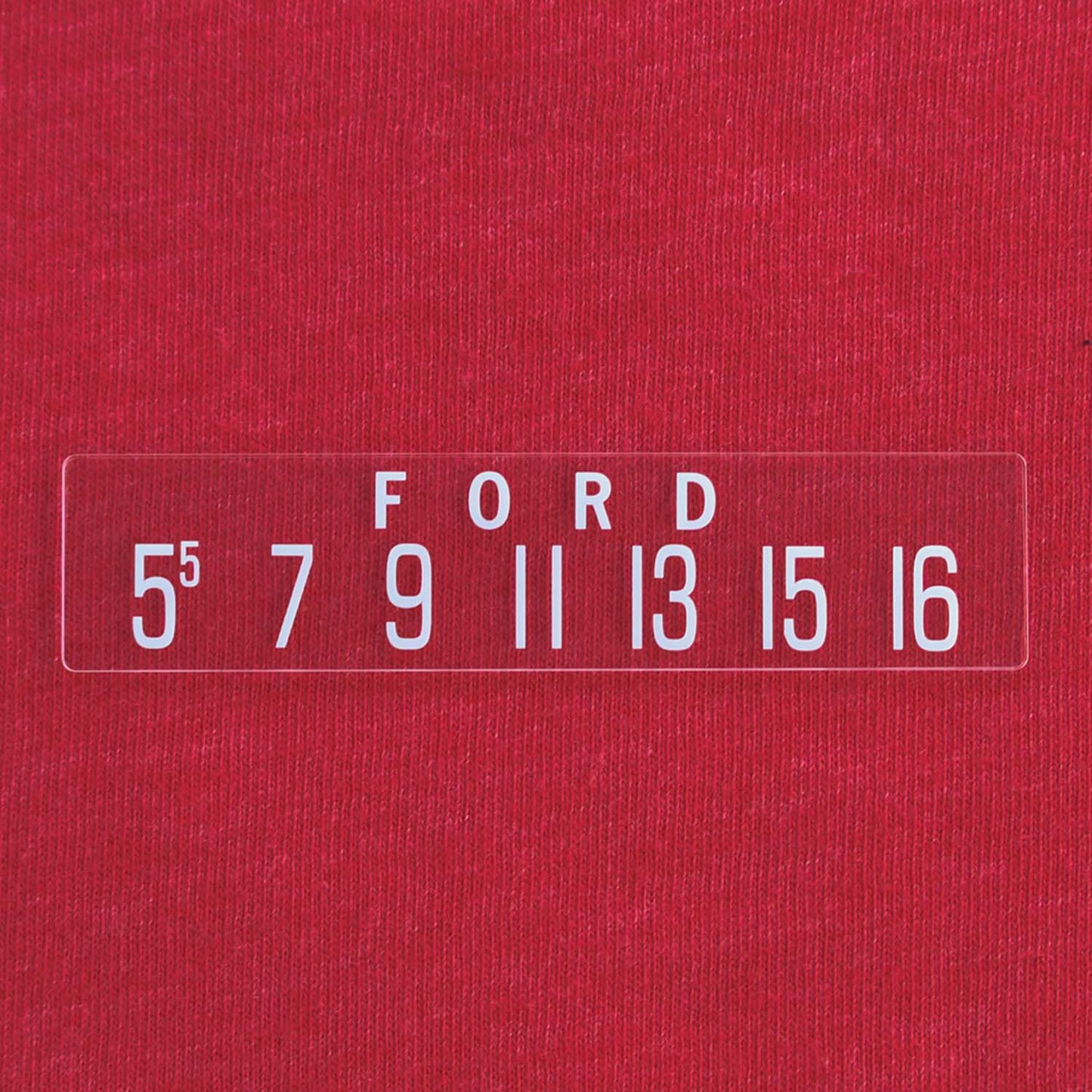RetroSound Vintage Overlays: Ford Logo Glass Screen Protectors for Huntington Radio