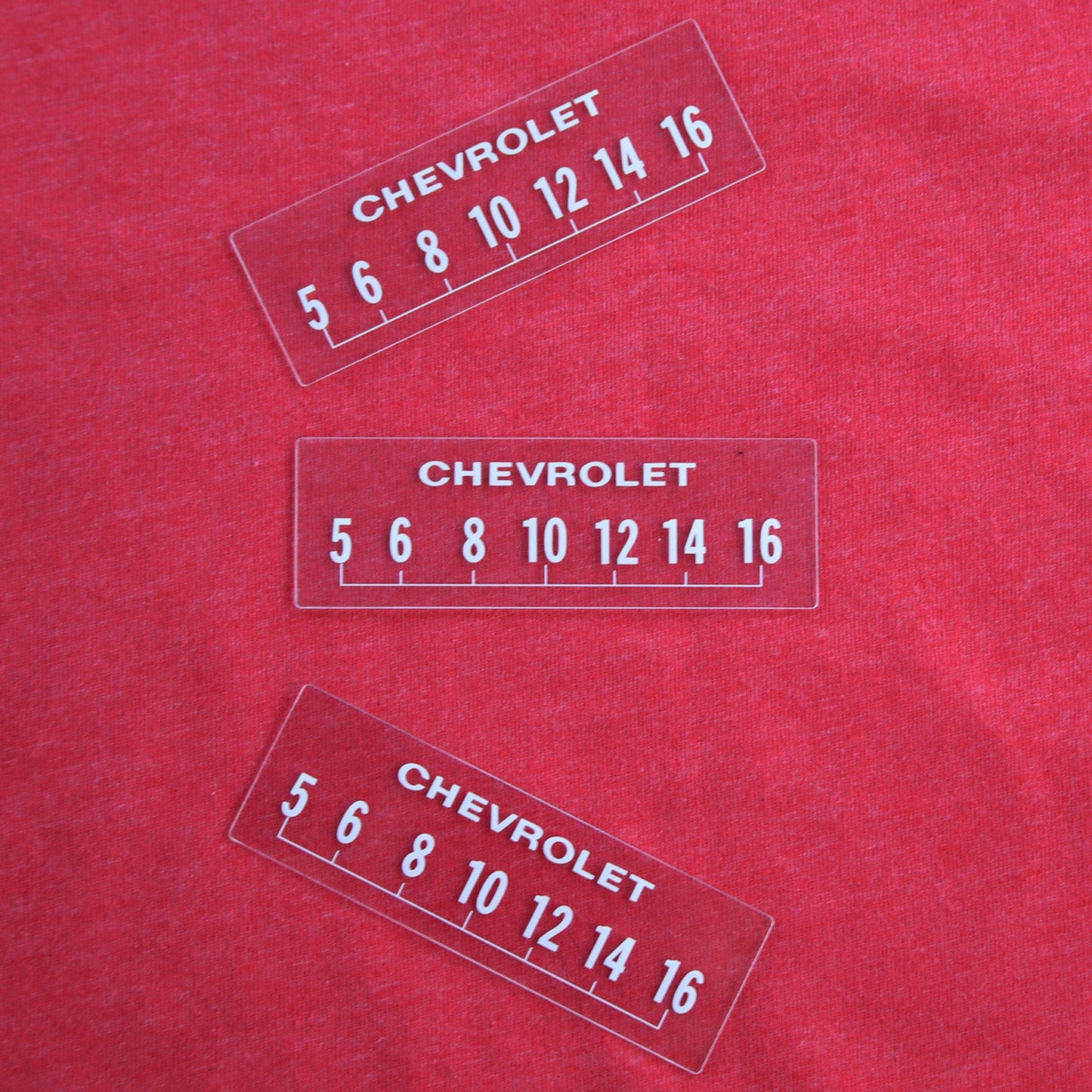 RetroSound Vintage Overlays: Glass Chevrolet Block Screen Protectors