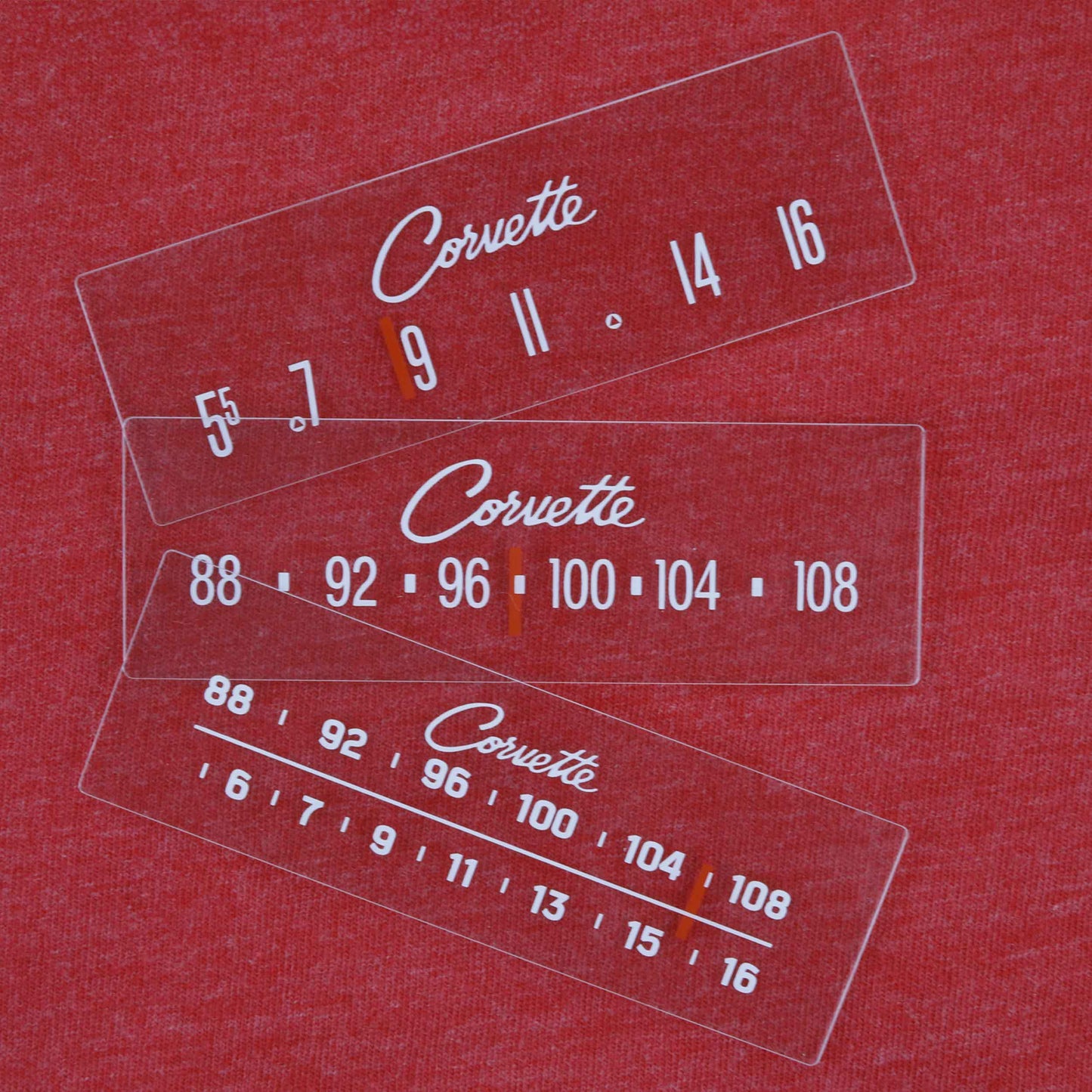 RetroSound® Vintage Overlays: Classic Corvette Glass Screen Protectors