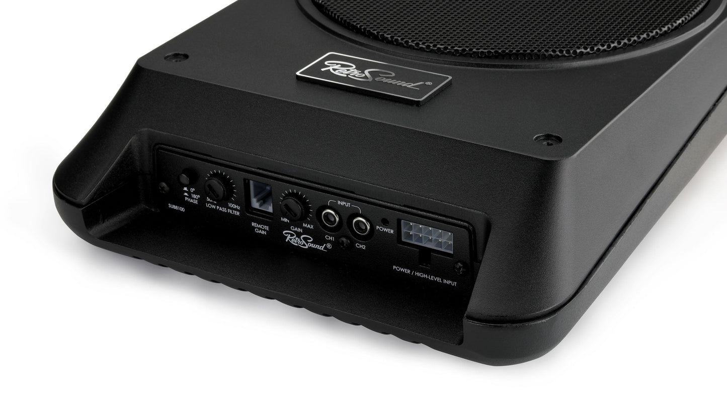 RetroSound® SUB8100 8-inch Amplified Subwoofer