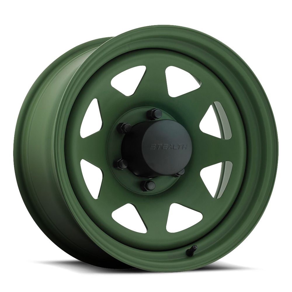 U.S. Wheel 8-Spoke Stealth (Series 704) - Charcoal Gray