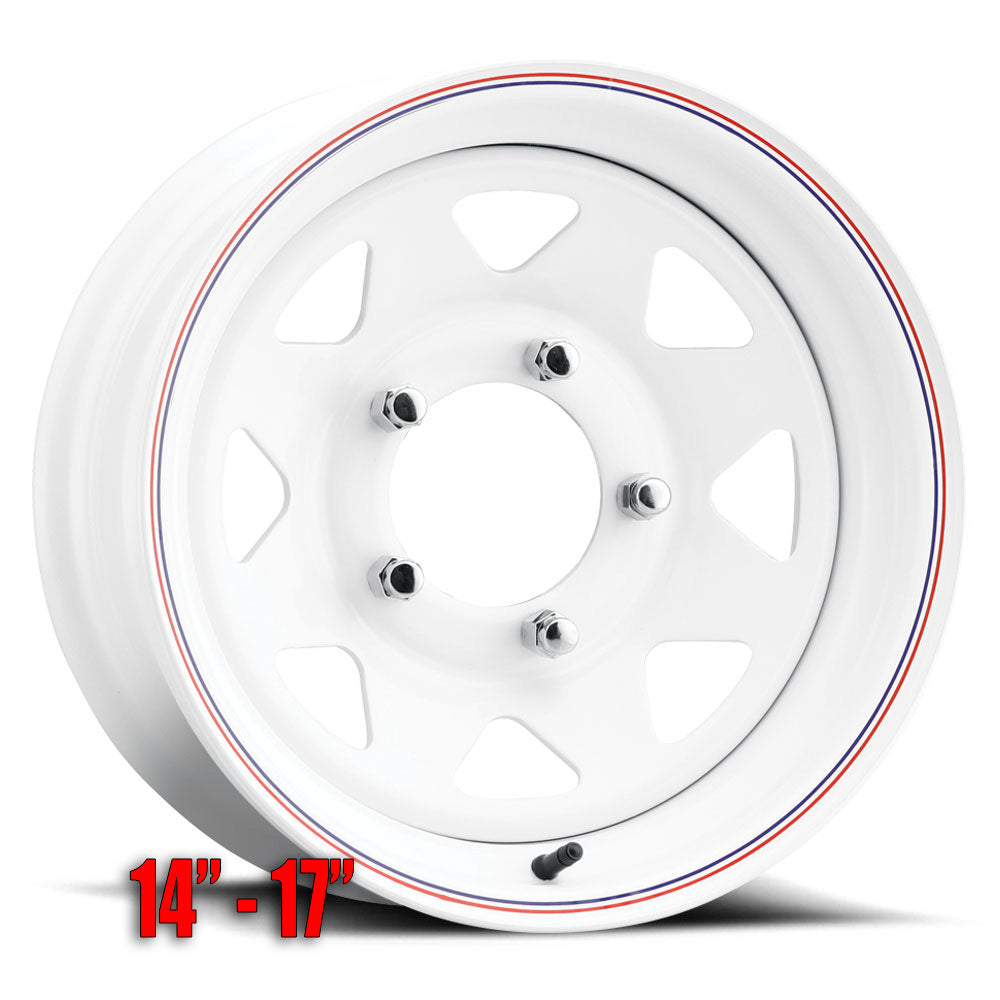 U.S. Wheel 8-Spoke (Series 70) - White