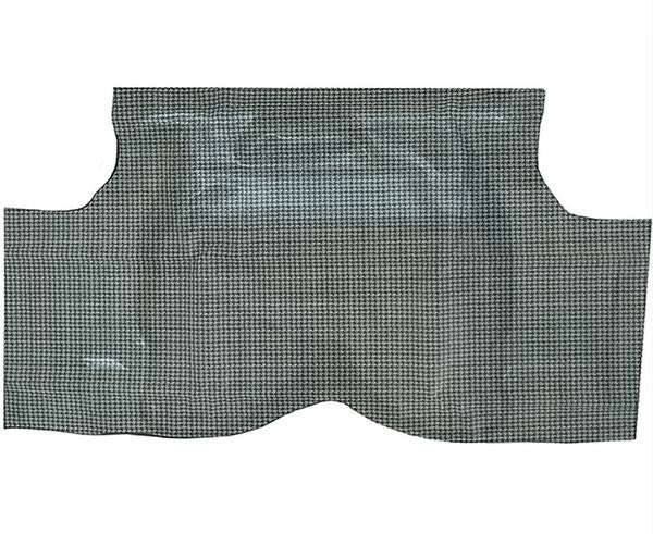 *1970-73 Pontiac Firebird; Trunk Mat - Black/Aqua Houndstooth