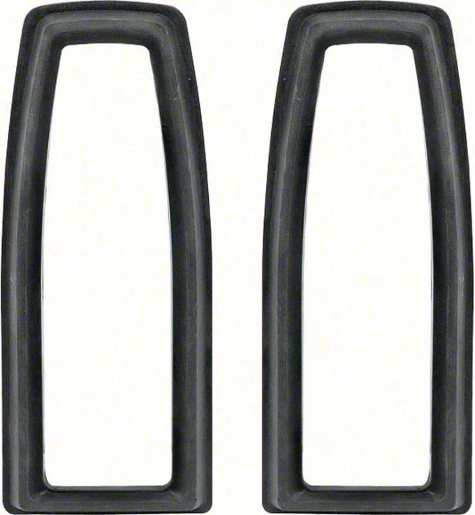*1966-67 Nova, Chevy II; Tail Lamp Bezel to Body Gasket, Molded Rubber - Pair