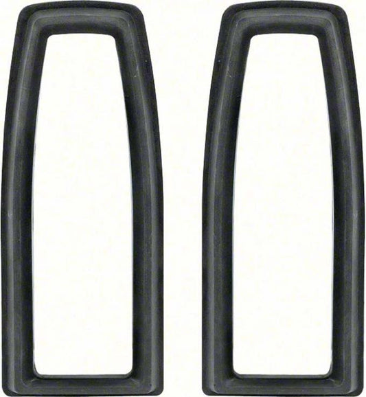 *1966-67 Nova, Chevy II; Tail Lamp Bezel to Body Gasket, Molded Rubber - Pair