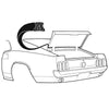 *1969-70 Ford Mustang Fastback; Trunk Seal