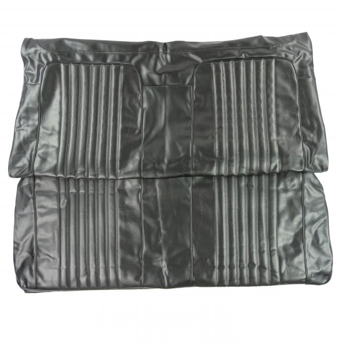 *1971-1972 Chevrolet Chevelle, Convertible; Front Bench Seat Cover - Black