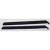 *1968-72 Chevelle, Skylark, GTO, Cutlass, 2Dr Hardtop/Convertible; Quarter Glass Seal w/ Steel Insert - Pair