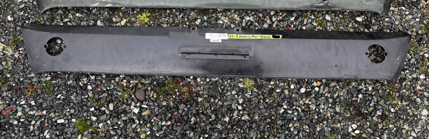 *1967-68 Ford Mustang; Rear Valence Panel